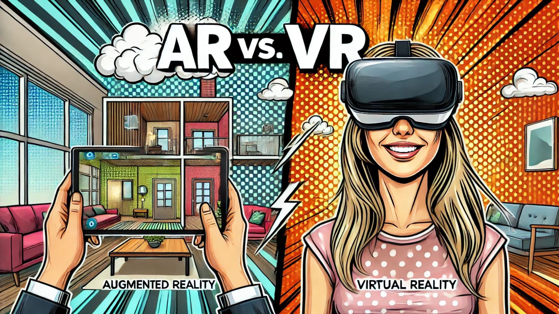 The difference between Virtual Reality and Augmented Reality